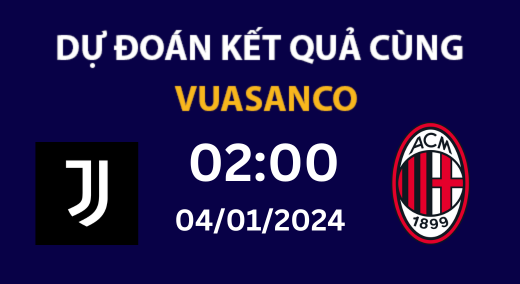 SOI KÈO JUVENTUS VS AC MILAN – 02H00 – 04/01 – SIÊU CÚP Ý